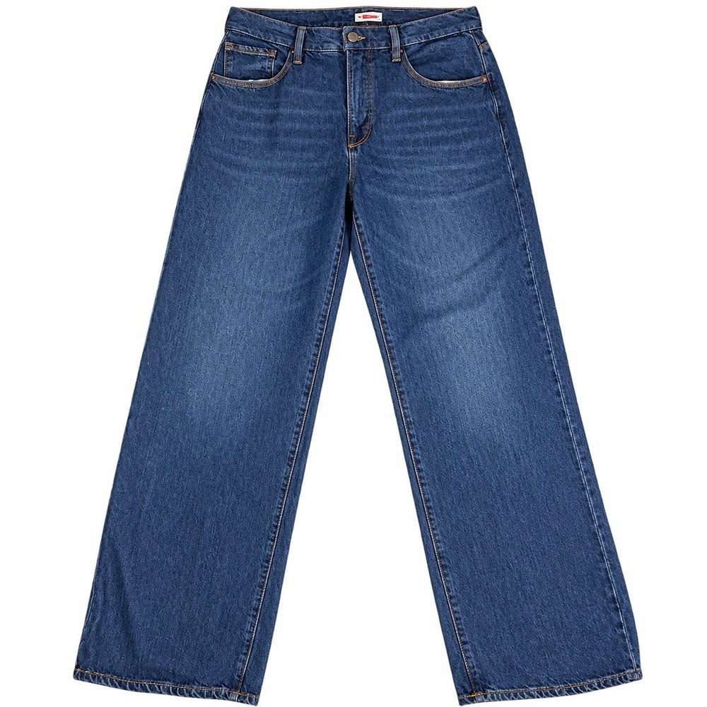 good american soft touch wide leg jeans 8/29
